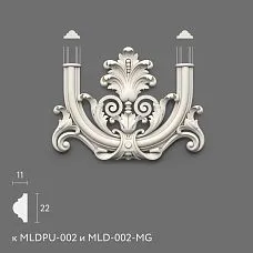 Manufacture of decorative overlays, lightweight polyurethane for interior decoration