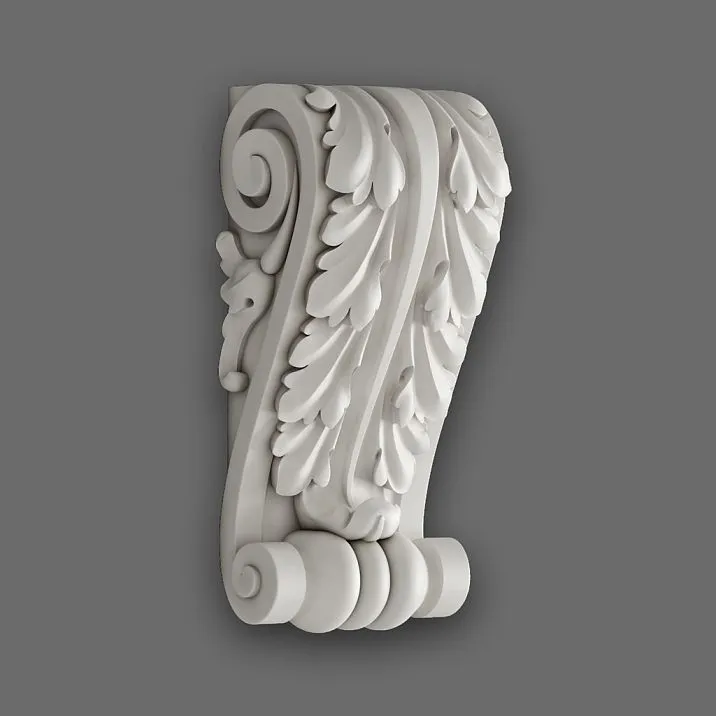 Ceiling Bracket from Polyurethane for Interior Finishing, Moscow