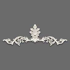 Polyurethane molding on the ceiling under the chandelier