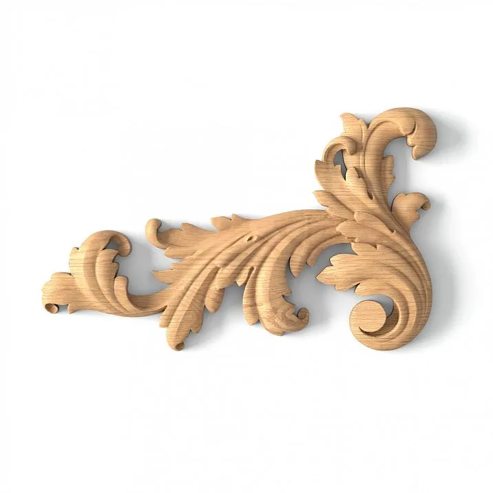 Wooden inlay for decorating doors, walls, ceilings, or furniture