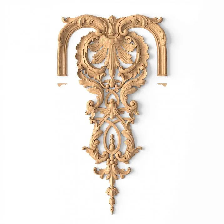 Carved Applique N-383 close-up