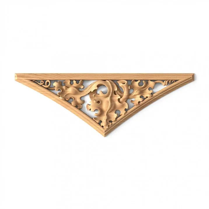 Wooden decoration Moscow as carved inlay N-350L