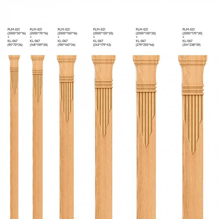Carved Capital KL-067 Dimensions for Pilaster