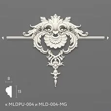 Decorative molding for walls and ceilings for classic and modern interiors