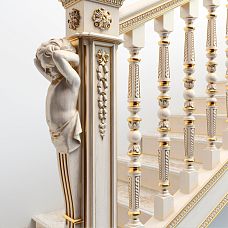 Carved bracket KR-031 side view photo