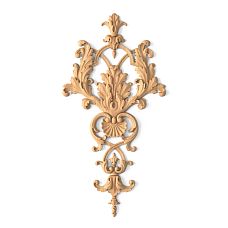 Drawing of carved wooden inlay