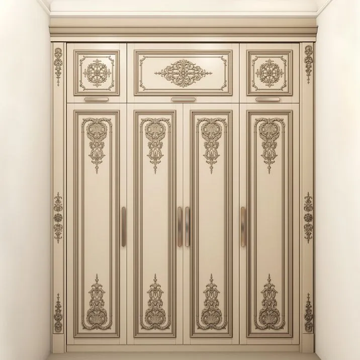 Appliques from solid wood on furniture fronts photo, carved applique N-420