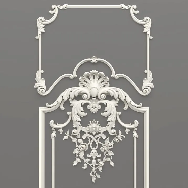 Close-up of polyurethane decorative elements CPU.VRS-056