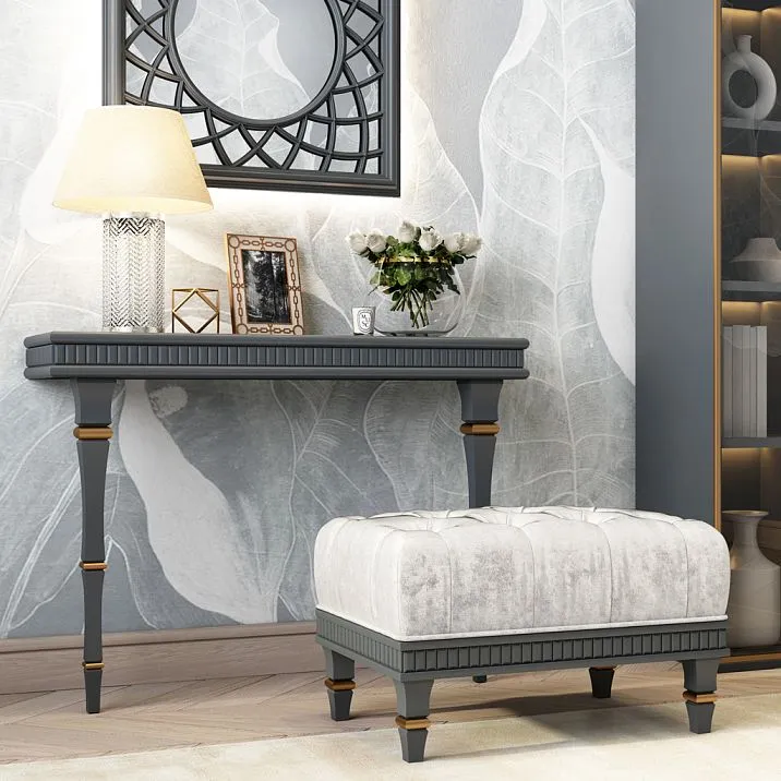 Carved wooden leg for a chair