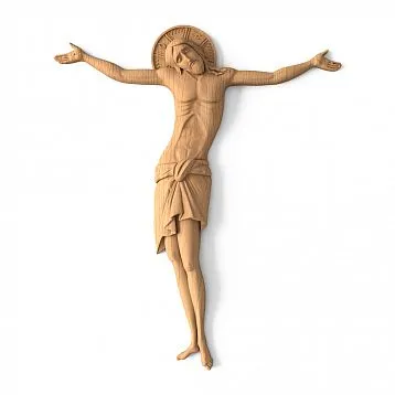 Crucifix made of wood for sale