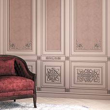 Carved inlay N-337 in the interior shown in the photo, use of wooden decor