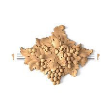 Decorative insert, "Grape" collection, made of wood