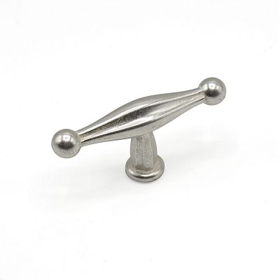 Ручка-кнопка венецианское серебро 67 мм (арт. G9457) - современная фурнитура for furniture