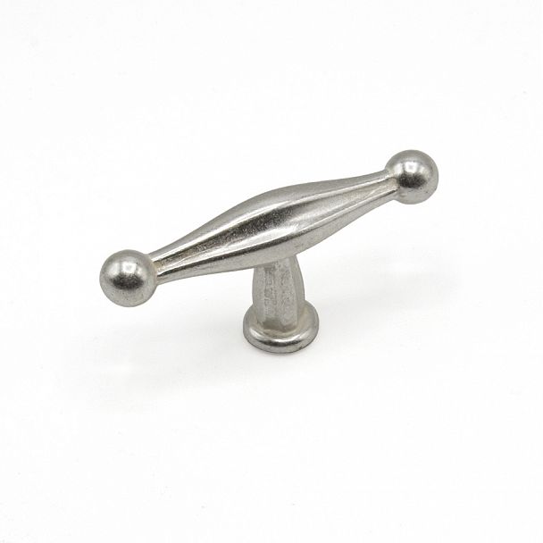Ручка-кнопка, венецианское серебро, 67 мм, арт. Г9457 - 0