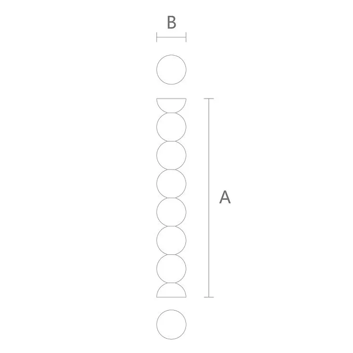 Turned furniture leg MN-239 drawing