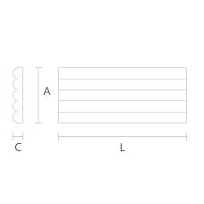 Molding MLD-033 used for furniture decoration scheme