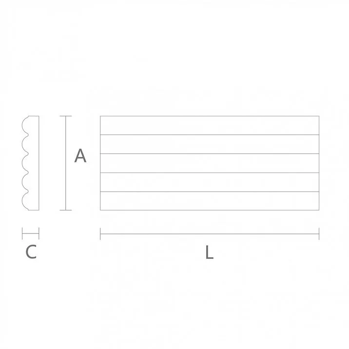 Molding MLD-033 used for furniture decoration scheme