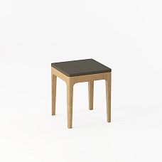 Stool frame STL-026-7 made of solid wood with four legs and seat
