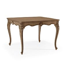 Countertop ST-020-1 made of solid oak, beech, and MDF: a universal element for a stylish interior. Photo of a ready-made wooden table in classic style