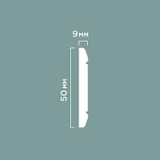 Molding WIP50 POLYSTYRENE HI WOOD 50mm x 9mm x 2.0m. Drawing
