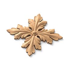 Carved Rosette R-053 for Cabinet
