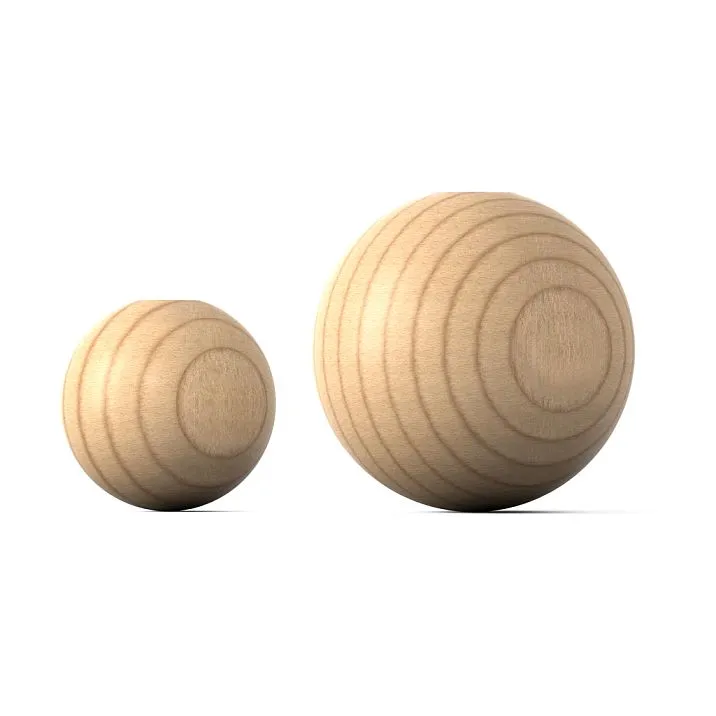 Profile view of spherical furniture leg MN-235 with emphasis on detailed finishing.