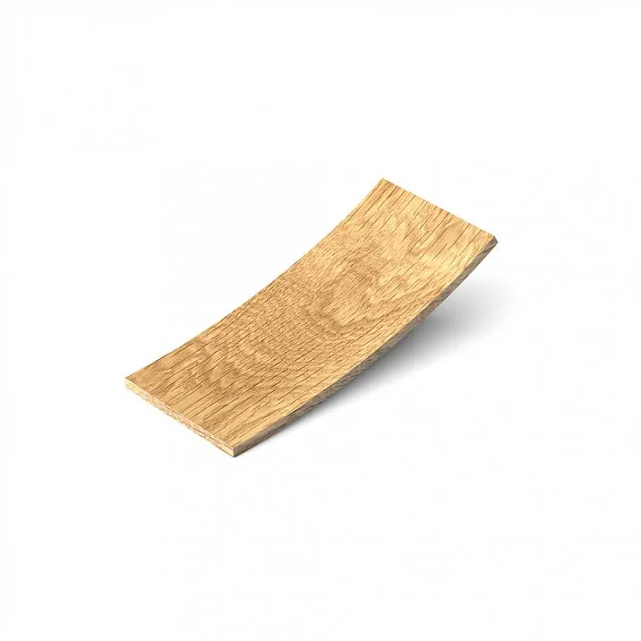 Slope HL-007 Wooden Furniture Handle on White Background
