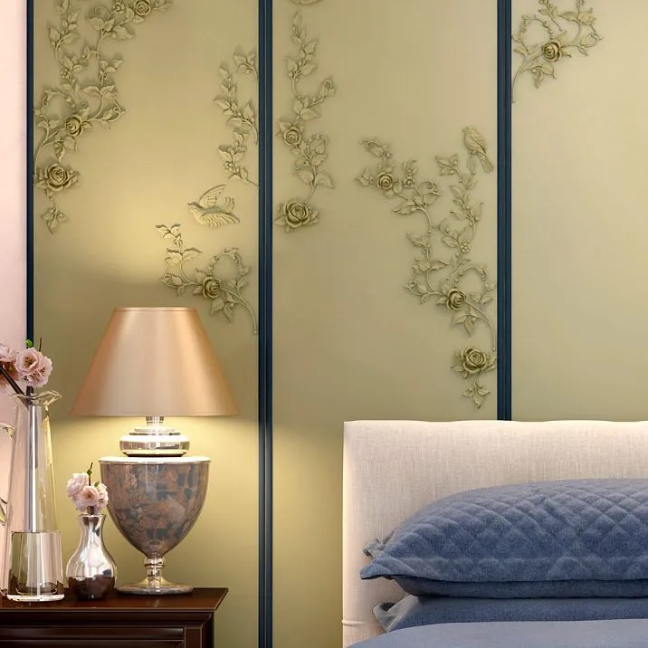 Interior composition with relief decoration NPU-477R on the wall