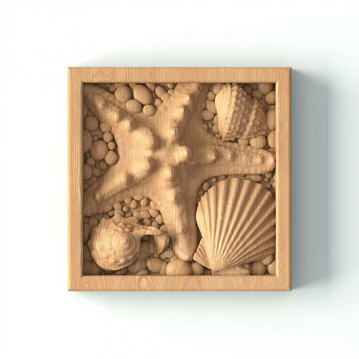 Decorative Interior Rose with Maritime Style Pattern R-083