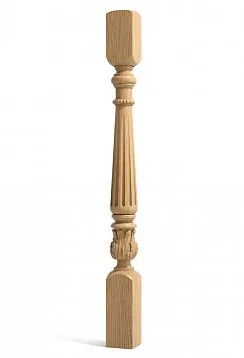 Резной классический столб для лестницы