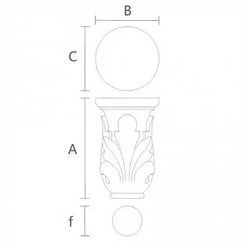 Decorative Upper Capital KL-051