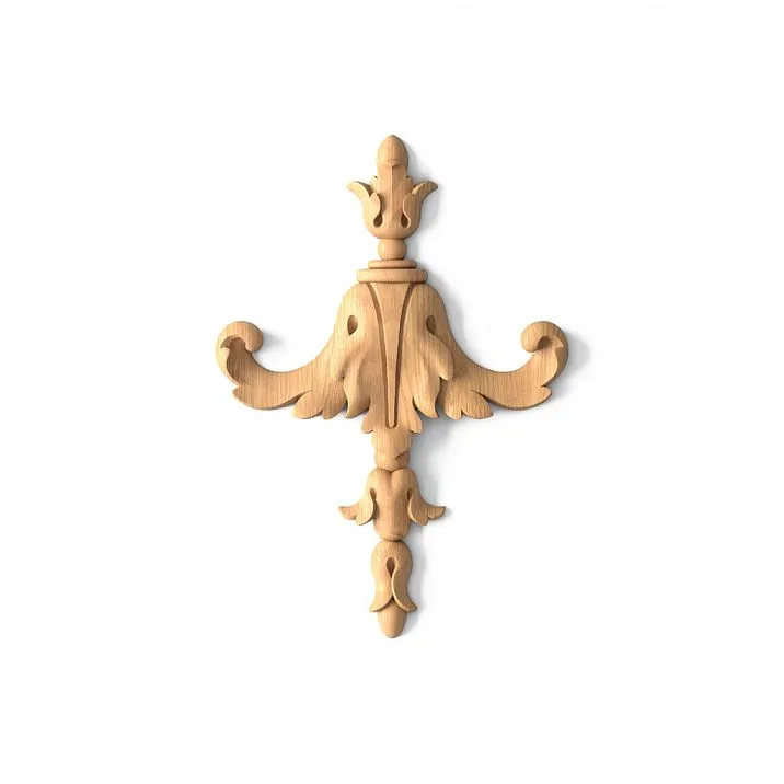 Carved Wooden Insert N-113 for Furniture Decoration