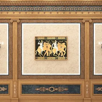 Carved Capital KL-006 in Luxurious Interior