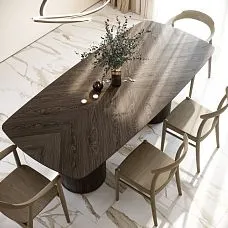 Pedestal for dining and writing table STL-042