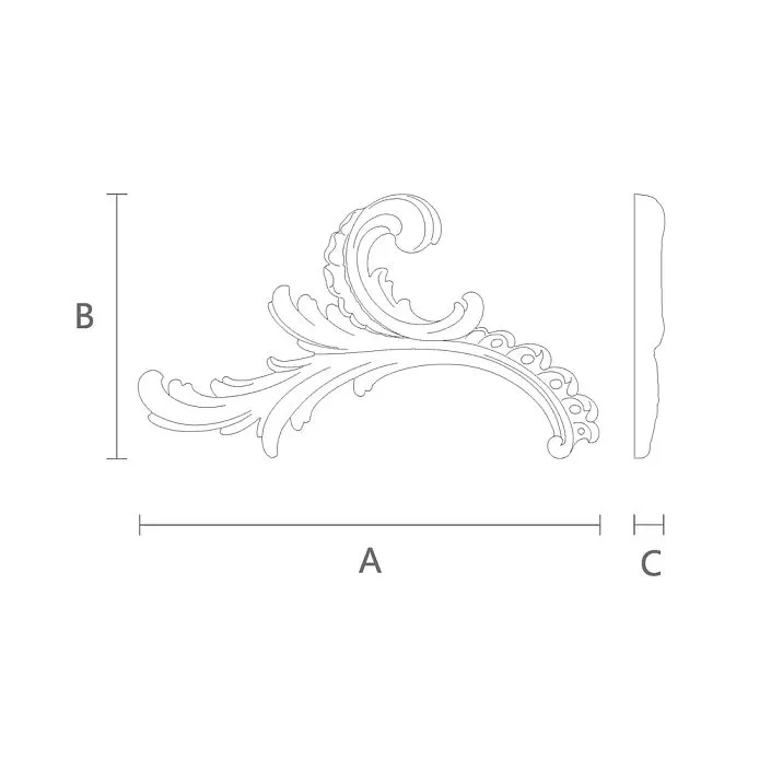 Schematic illustration of the NPU-461L model with dimensions and profile indicated