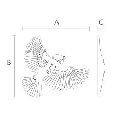 Relief decoration NPU-492L &mdash; drawing