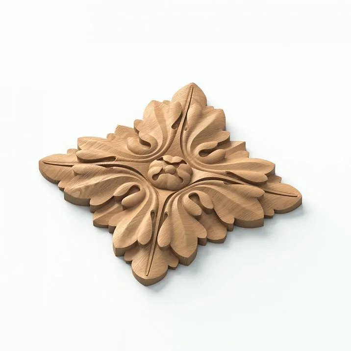 Carved Rosette R-021 in a Classic Interior