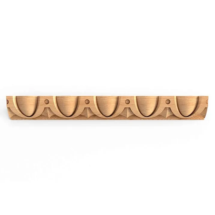 Wooden interior molding - carved trim K-016