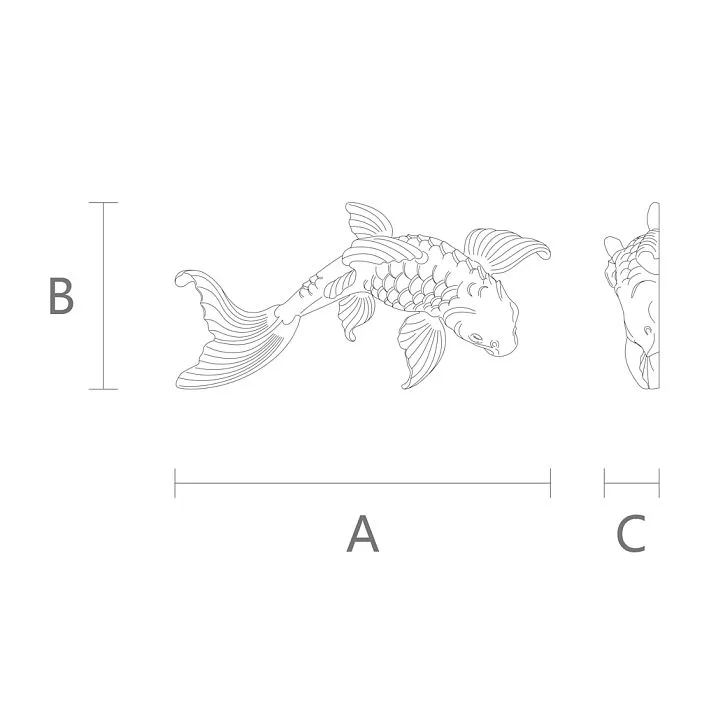 Decorative molding NPU-488 drawing