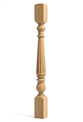Классический деревянный резной tableб для лестницы