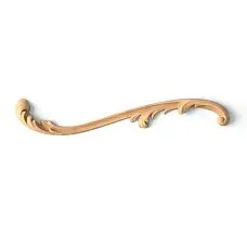 Carved Insert from Oak or Beech N-423L for Living Room Decoration