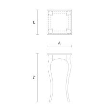 Hallway furniture Marseilles 006-002 drawing