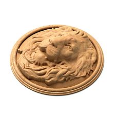 Carved lion mascaron - elegance and historical significance M-002