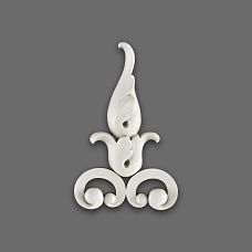 NPU-300 Molded Decoration from Polyurethane on a Gray Background