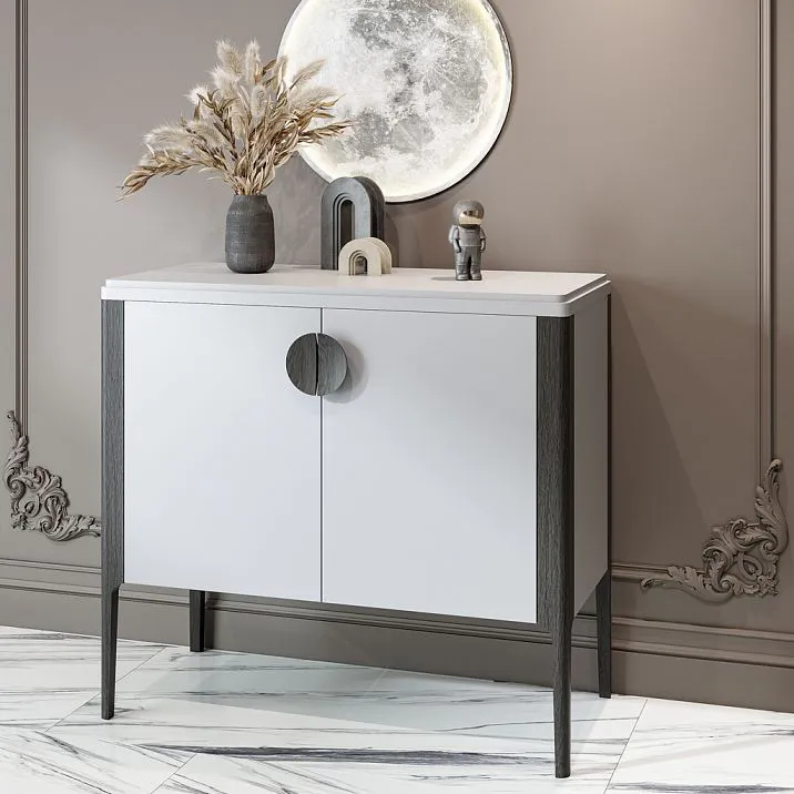 Elegant leg for coffee tables, made of high-quality oak and beech