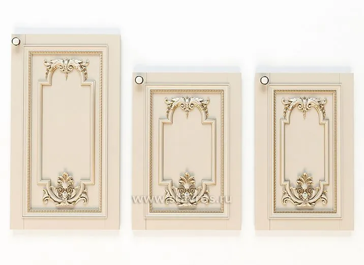 Decorative wooden element in the shape of a branch with a flower