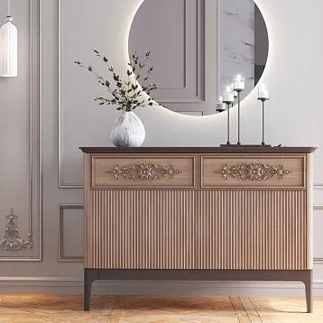 Артистичная резная накладка N-106