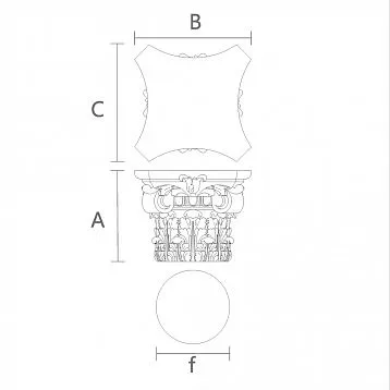 Decorative Capital for Interior KL-011