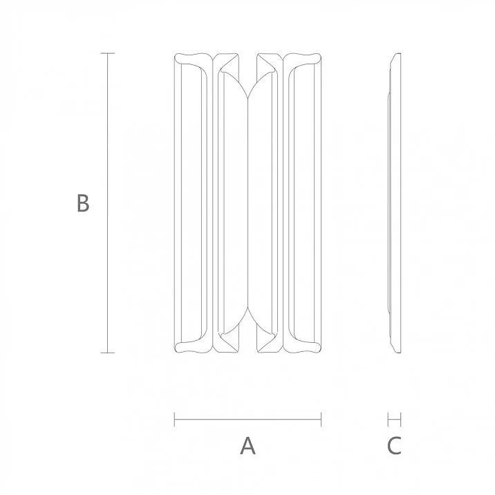 Wooden Decorative Inlay N-220 Drawing