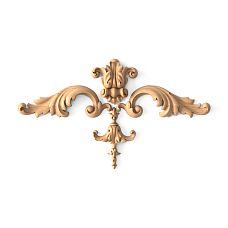 Decor Set C-023 made of wood on a white background